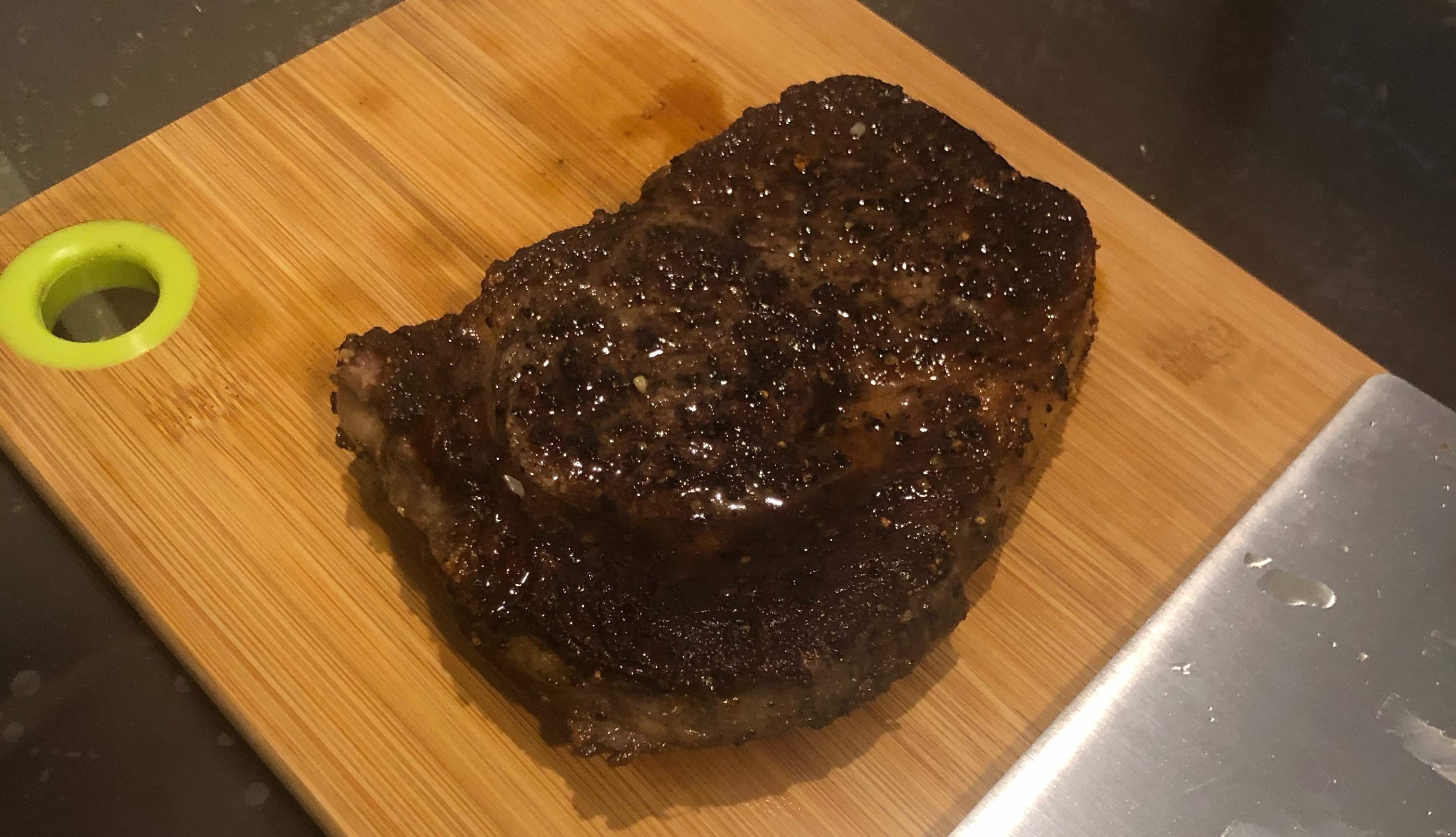 Seared and being rested