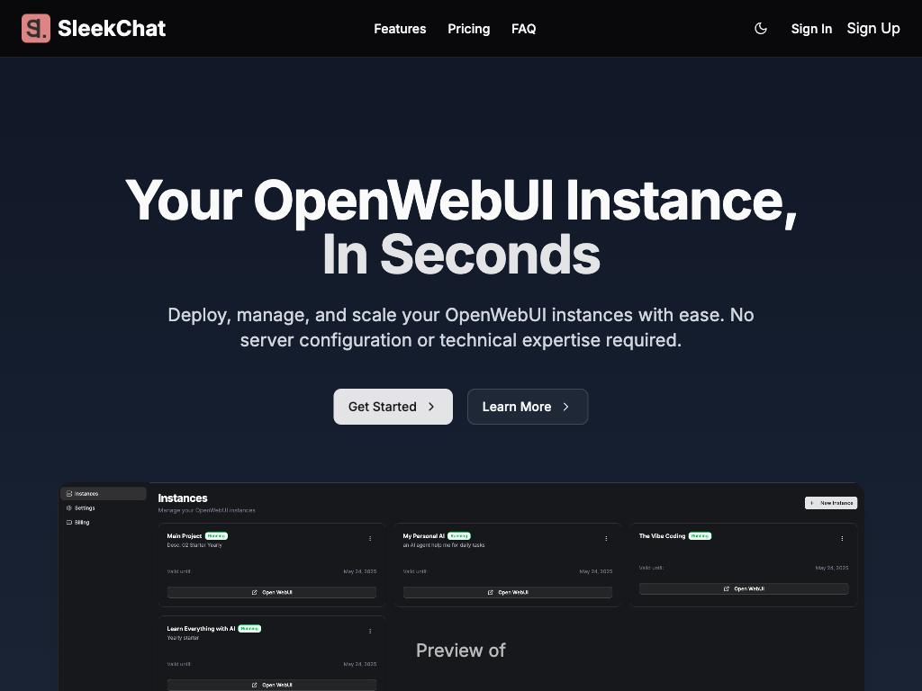 SleekChat: Research to Production in 1 Week